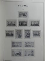 Isle of Man Leuchtturm Text 1973-2003 im Leuchtturm Binder #MA186