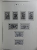 Isle of Man Leuchtturm Text 1973-2003 im Leuchtturm Binder #MA186