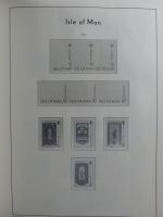 Isle of Man Leuchtturm Text 1973-2003 im Leuchtturm Binder #MA186