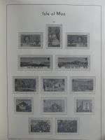 Isle of Man Leuchtturm Text 1973-2003 im Leuchtturm Binder #MA186