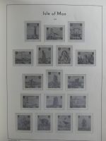 Isle of Man Leuchtturm Text 1973-2003 im Leuchtturm Binder #MA186