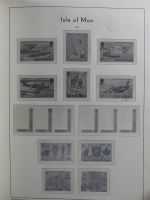 Isle of Man Leuchtturm Text 1973-2003 im Leuchtturm Binder #MA186