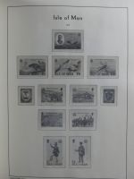 Isle of Man Leuchtturm Text 1973-2003 im Leuchtturm Binder #MA186