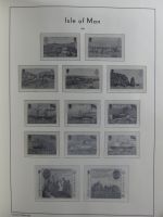 Isle of Man Leuchtturm Text 1973-2003 im Leuchtturm Binder #MA186