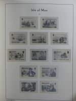 Isle of Man Leuchtturm Text 1973-2003 im Leuchtturm Binder #MA186