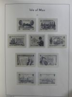 Isle of Man Leuchtturm Text 1973-2003 im Leuchtturm Binder #MA186