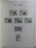 Isle of Man Leuchtturm Text 1973-2003 im Leuchtturm Binder #MA186