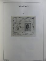 Isle of Man Leuchtturm Text 1973-2003 im Leuchtturm Binder #MA186