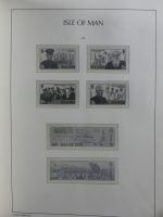 Isle of Man Leuchtturm Text 1973-2003 im Leuchtturm Binder #MA186