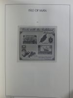 Isle of Man Leuchtturm Text 1973-2003 im Leuchtturm Binder #MA186