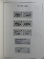 Isle of Man Leuchtturm Text 1973-2003 im Leuchtturm Binder #MA186