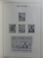 Isle of Man Leuchtturm Text 1973-2003 im Leuchtturm Binder #MA186