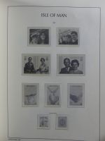 Isle of Man Leuchtturm Text 1973-2003 im Leuchtturm Binder #MA186