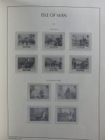 Isle of Man Leuchtturm Text 1973-2003 im Leuchtturm Binder #MA186