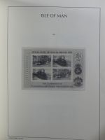 Isle of Man Leuchtturm Text 1973-2003 im Leuchtturm Binder #MA186
