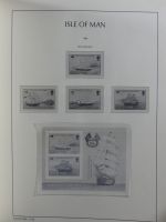 Isle of Man Leuchtturm Text 1973-2003 im Leuchtturm Binder #MA186