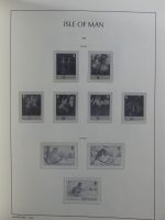 Isle of Man Leuchtturm Text 1973-2003 im Leuchtturm Binder #MA186