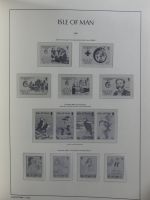 Isle of Man Leuchtturm Text 1973-2003 im Leuchtturm Binder #MA186