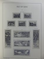 Isle of Man Leuchtturm Text 1973-2003 im Leuchtturm Binder #MA186