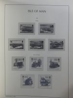 Isle of Man Leuchtturm Text 1973-2003 im Leuchtturm Binder #MA186