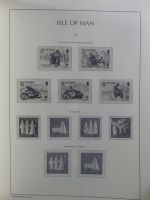 Isle of Man Leuchtturm Text 1973-2003 im Leuchtturm Binder #MA186