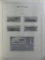 Isle of Man Leuchtturm Text 1973-2003 im Leuchtturm Binder #MA186