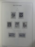 Isle of Man Leuchtturm Text 1973-2003 im Leuchtturm Binder #MA186