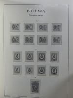 Isle of Man Leuchtturm Text 1973-2003 im Leuchtturm Binder #MA186