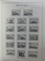 Isle of Man Leuchtturm Text 1973-2003 im Leuchtturm Binder #MA186