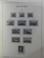 Isle of Man Leuchtturm Text 1973-2003 im Leuchtturm Binder #MA186