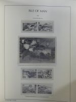Isle of Man Leuchtturm Text 1973-2003 im Leuchtturm Binder #MA186