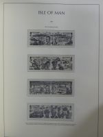 Isle of Man Leuchtturm Text 1973-2003 im Leuchtturm Binder #MA186