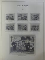 Isle of Man Leuchtturm Text 1973-2003 im Leuchtturm Binder #MA186