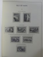 Isle of Man Leuchtturm Text 1973-2003 im Leuchtturm Binder #MA186