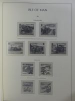 Isle of Man Leuchtturm Text 1973-2003 im Leuchtturm Binder #MA186