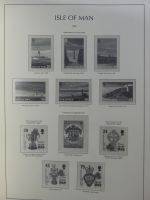 Isle of Man Leuchtturm Text 1973-2003 im Leuchtturm Binder #MA186