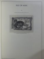 Isle of Man Leuchtturm Text 1973-2003 im Leuchtturm Binder #MA186