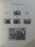 Isle of Man Leuchtturm Text 1973-2003 im Leuchtturm Binder #MA186