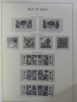 Isle of Man Leuchtturm Text 1973-2003 im Leuchtturm Binder #MA186