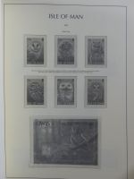 Isle of Man Leuchtturm Text 1973-2003 im Leuchtturm Binder #MA186