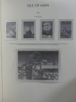 Isle of Man Leuchtturm Text 1973-2003 im Leuchtturm Binder #MA186