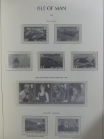 Isle of Man Leuchtturm Text 1973-2003 im Leuchtturm Binder #MA186