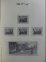 Isle of Man Leuchtturm Text 1973-2003 im Leuchtturm Binder #MA186