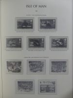 Isle of Man Leuchtturm Text 1973-2003 im Leuchtturm Binder #MA186