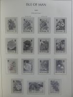 Isle of Man Leuchtturm Text 1973-2003 im Leuchtturm Binder #MA186