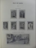 Isle of Man Leuchtturm Text 1973-2003 im Leuchtturm Binder #MA186