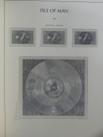 Isle of Man Leuchtturm Text 1973-2003 im Leuchtturm Binder #MA186