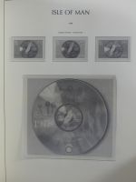 Isle of Man Leuchtturm Text 1973-2003 im Leuchtturm Binder #MA186