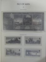 Isle of Man Leuchtturm Text 1973-2003 im Leuchtturm Binder #MA186