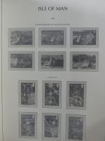Isle of Man Leuchtturm Text 1973-2003 im Leuchtturm Binder #MA186